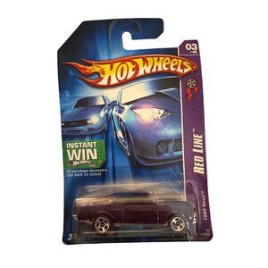Hot Wheels 1968 Nova Red Line Purple Die-Cast Car